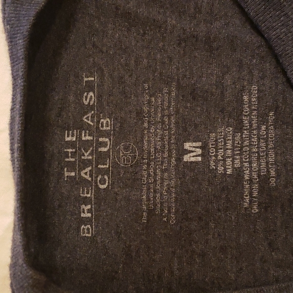 The Breakfast Club T-shirt Women's size Size Medium 100% cotton - Picture 5 of 7